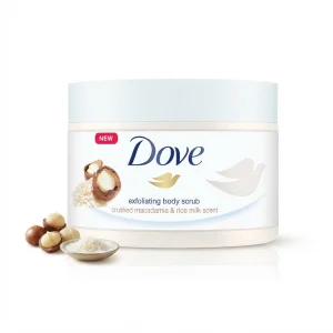 Dove Scrub Macadamia & Rice Milk - 225ml