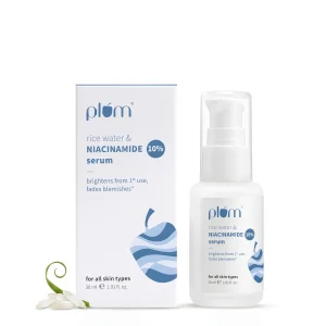 Plum 10% Niacinamide Serum with Rice Water - 30ml
