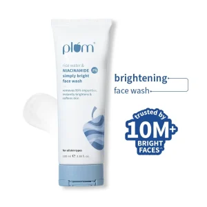 Plum 2% Niacinamide & Rice Water Face Wash - 100ml